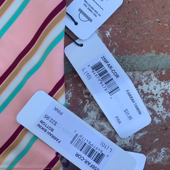 Feather for arrow Farrah tankini top & bottom NWT - Picture 5 of 6